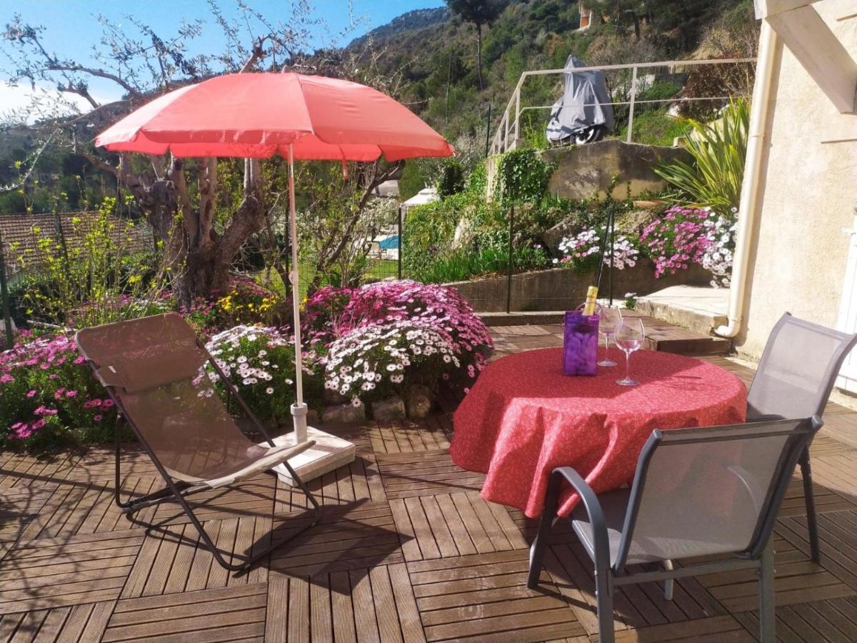 Studio Le Romantique A 20 Kms De Nice Bendéjun Zewnętrze zdjęcie